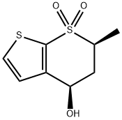 (4S,6S)-4H-Thieno[2,3-b]-thiopyran-4-ol-5,6-dihydro-6-methyl-7,7-dioxide