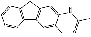 N-(3-Iodo-9H-fluoren-2-yl)acetamide Struktur