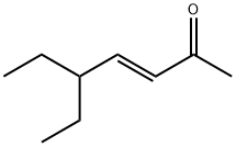 3-Hepten-2-one, 5-ethyl-, (3E)- (9CI) Struktur