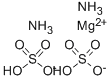 diammonium magnesium bis(sulphate)  Struktur