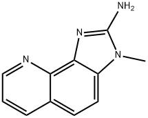 2-Amino-3-methyl-3H-imidazo[4,5-H]quinoline Struktur