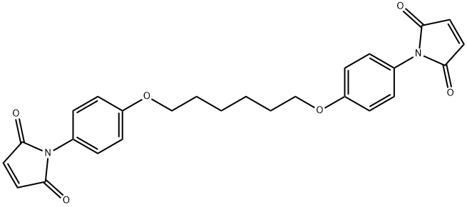 1,4-BIS(4-MALEIMIDOPHENOXY)HEXANE Struktur