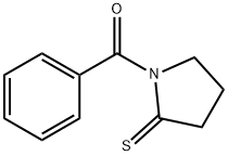 2-Pyrrolidinethione,  1-benzoyl-  (9CI) Struktur