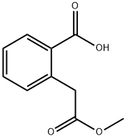 2-(2-METHOXY-2-OXOETHYL)BENZOIC ACID Struktur