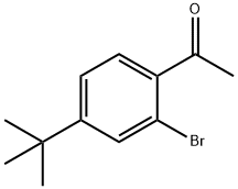 1-(2-BROMO-4-TERT-BUTYLPHENYL)ETHANONE Struktur