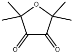 2,2,5,5-Tetramethyltetrahydro-3,4-furandione Struktur