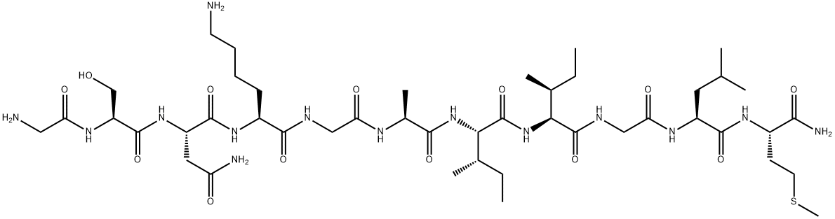 AMYLOID BETA-PROTEIN (25-35) AMIDE Struktur