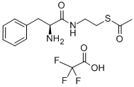 N-(Phenylalanine)-S-acetylcysteamine trifluoroacetate Struktur