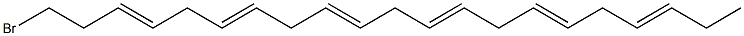 Z-1-BROMOHENEICOSA-3,6,9,12,15,18-HEXAENE Struktur