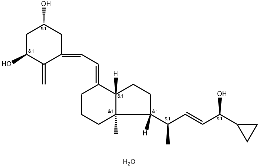 Calcipotriol Monohydrate Struktur