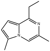 Pyrrolo[1,2-a]pyrazine, 1-ethyl-3,6-dimethyl- (9CI) Struktur