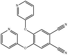 4,5-Bis(3-pyridinyloxy)phthalonitrile Struktur