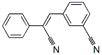 Benzonitrile, 3-(2-cyano-2-phenylethenyl) Struktur