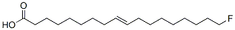 omega-fluoro-9-octadecenoic acid Struktur