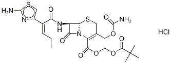 Cefcapene Pivoxil Hydrochloride Struktur