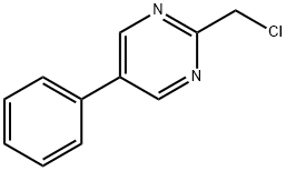 Pyrimidine, 2-(chloromethyl)-5-phenyl- (9CI) Struktur