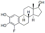 4-fluoro-2-hydroxyestradiol Struktur