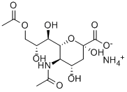 N,9-O-DIACETYLNEURAMINIC ACID AMMONIUM Struktur