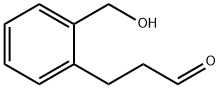 Hydrocinnamaldehyde, o-(hydroxymethyl)- (8CI) Struktur