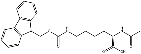 AC-LYS(FMOC)-OH Struktur