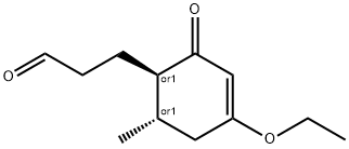 3-Cyclohexene-1-propanal,4-ethoxy-6-methyl-2-oxo-,trans-(9CI) Struktur