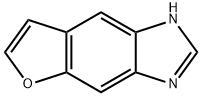 1H-Furo[2,3-f]benzimidazole(9CI) Struktur