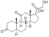 5-ALPHA-DIHYDROCORTISONE Struktur