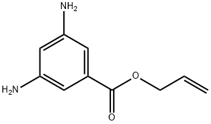 Benzoic acid, 3,5-diamino-, 2-propenyl ester (9CI) Struktur