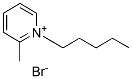 PYRIDINIUM, 2-METHYL-1-PENTYL-, BROMIDE Struktur