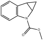 Cycloprop[b]indole-2(1H)-carboxylic  acid,  1a,6b-dihydro-,  methyl  ester Struktur