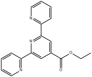 ETHYL 2,2':6',2''-TERPYRIDINE-4'-CARBOXYLATE Struktur