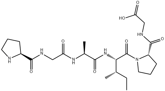 prolyl-glycyl-alanyl-isoleucyl-prolyl-glycine Struktur