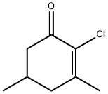 2-Cyclohexen-1-one,  2-chloro-3,5-dimethyl- Struktur