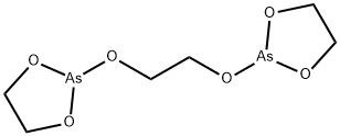 2,2'-[ethylenebis(oxy)]bis[1,3,2-dioxarsolane] Struktur