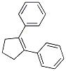 1,1'-(1-Cyclopentene-1,2-diyl)bisbenzene Struktur