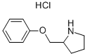 2-(PHENOXYMETHYL)-PYRROLIDINE HYDROCHLORIDE Struktur