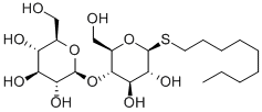 NONYL-BETA-D-1-THIOMALTOSIDE Struktur