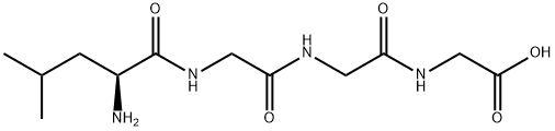 leucyl-glycyl-glycyl-glycine Struktur