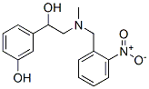 N-2-nitrobenzylphenylephrine Struktur