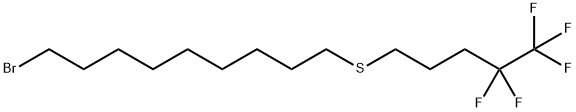 1-BROMO-9-[(4,4,5,5,5-PENTAFLUOROPENTYL)THIO]-NONANE