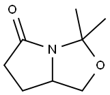 3,3-diMethyltetrahydropyrrolo[1,2-c]oxazol-5(1H)-one Struktur