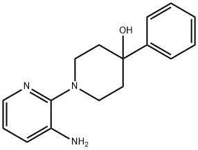 1-(3-Amino-2-pyridinyl)-4-phenyl-4-piperidinol Struktur