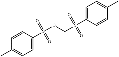 [(4-Methylphenyl)sulfonyl]methyl 4-methylbenzenesulfonate Struktur