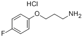 3-(4-FLUOROPHENOXY)PROPAN-1-AMINE HYDROCHLORIDE Struktur