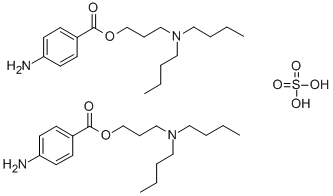 BUTACAINE SULPHATE Struktur