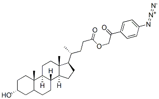 4-azidophenacyl lithocholate Struktur