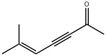 5-Hepten-3-yn-2-one, 6-methyl- (9CI) Struktur