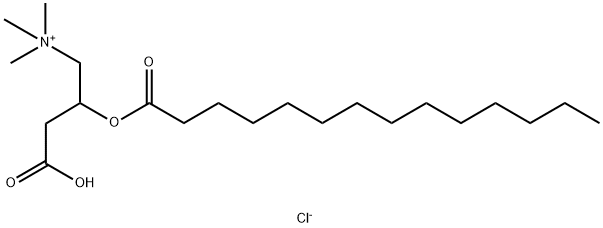 MYRISTOYL-DL-CARNITINE CHLORIDE Struktur