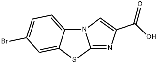 7-BROMOIMIDAZO[2,1-B]BENZOTHIAZOLE-2-CARBOXYLIC ACID Struktur