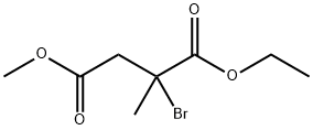 Butanedioic acid, 2-bromo-2-methyl-, 1-ethyl 4-methyl ester (9CI) Struktur